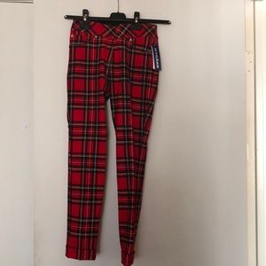 Red Plaid pants